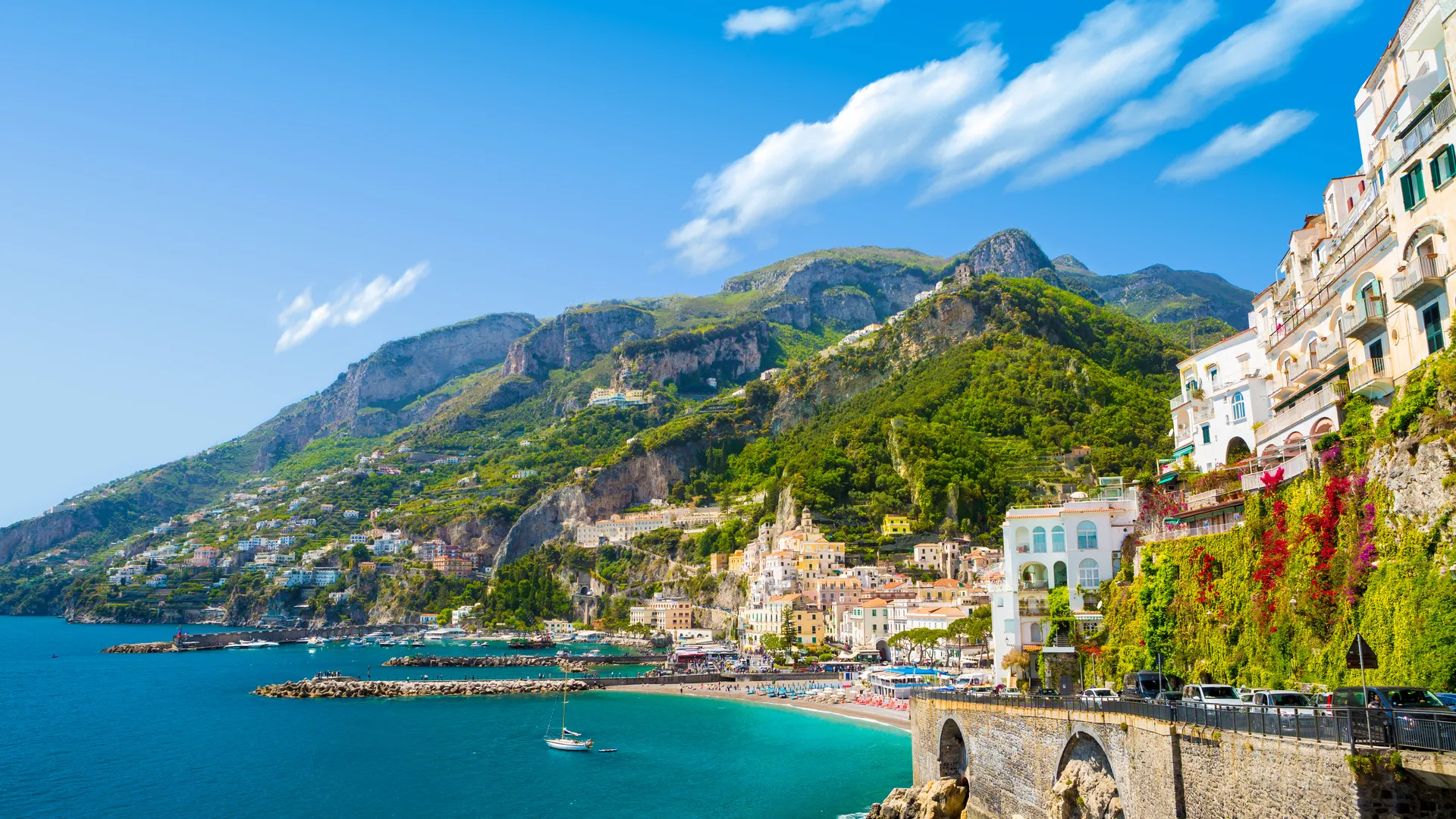 Amalfi + Ravello + Pompeii or Herculaneum Ruins-1